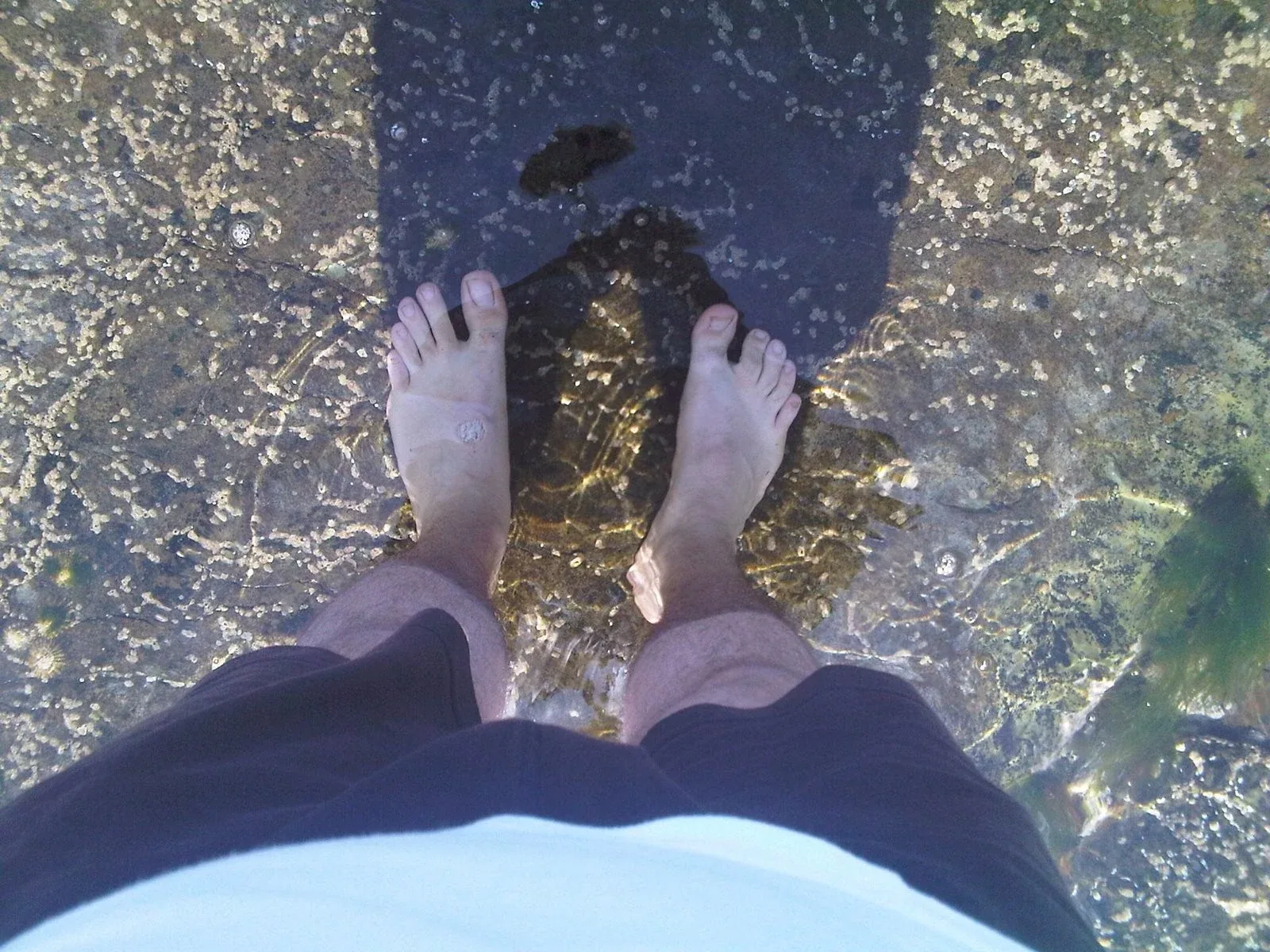 Água fria em Kilkee, Maio de 2009