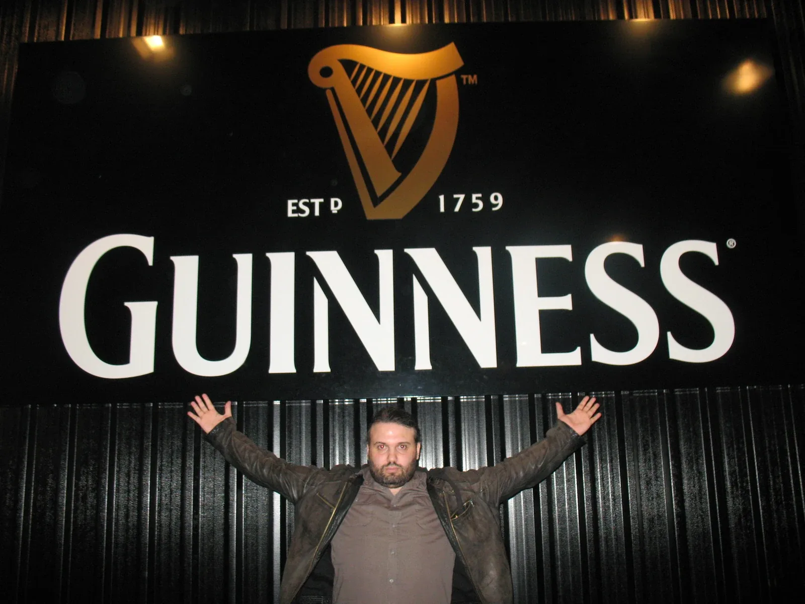 Na Guinness Storehouse, Dublin, Junho de 2009