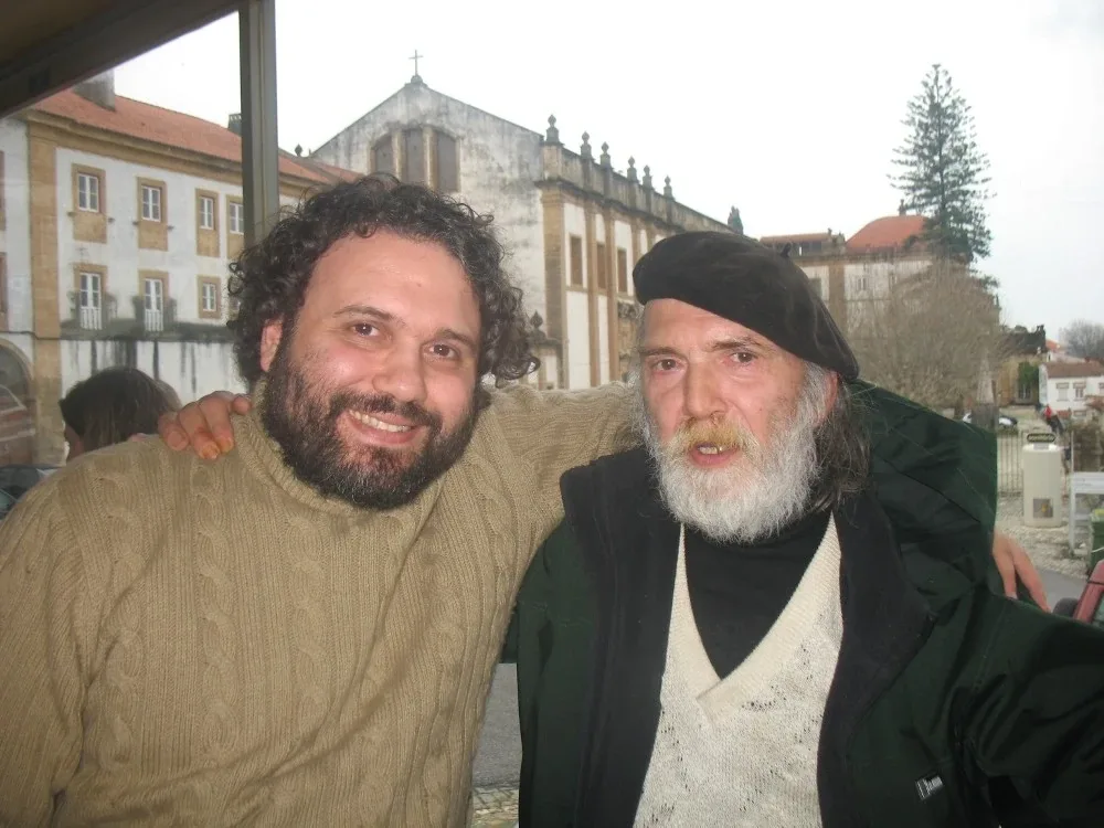 Com o meu pai em Coimbra, Janeiro de 2010